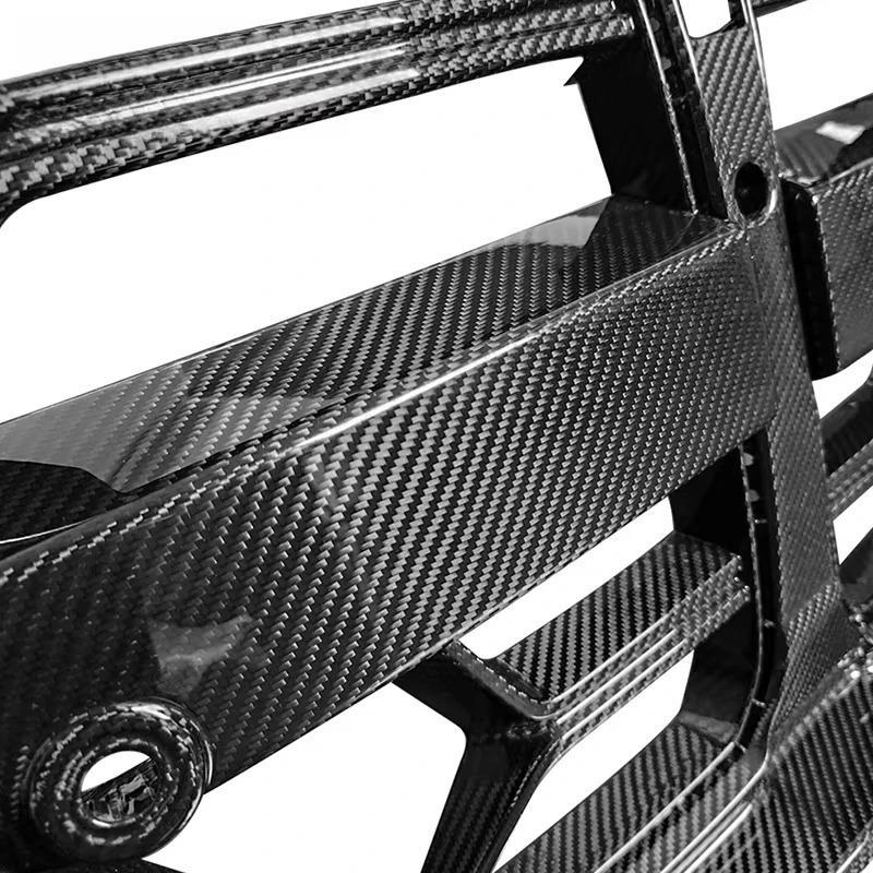 Dry Carbon Fiber Front Grille CSL Style Bumper Grill for 21-23  M3 G80 M4 G82 G83